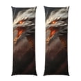 thumbnail image 1 of Picia Abstract White Dragon Body Pillow Cover - Super Soft Microfiber 20x54 Body Pillow Case - Envelope Closure, Wrinkle, Stain Resistant Body Pillow Cover,Elegant Bedding, 1 of 8