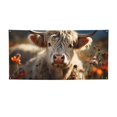 thumbnail image 1 of Picia Adorable Flower Field Cow Pattern Party Banner, Festive Decoration, Holiday Banner, Celebration Decor, Event Banner, Reusable Party Banner-Small, 1 of 8