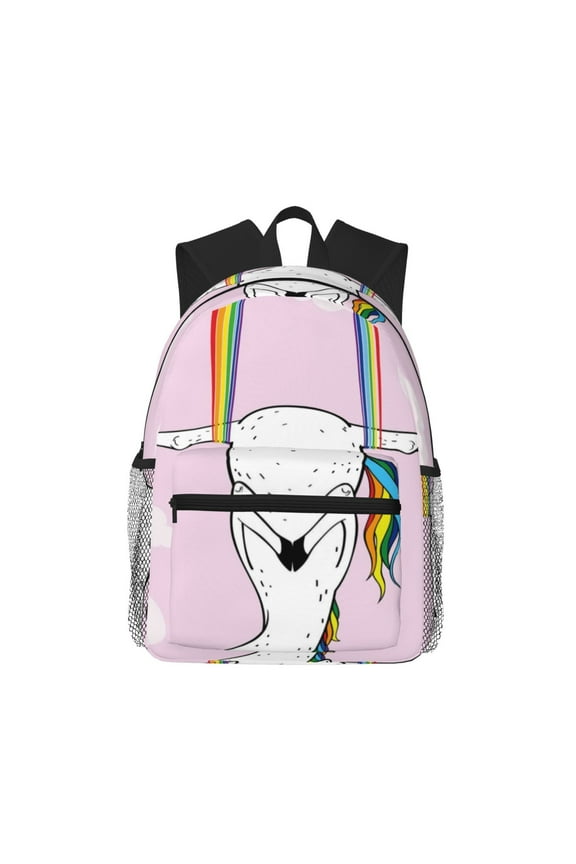 Aerial Yoga for Unicorn Large Capacity Backpack Classic Style Backpack Casual Backpack Water-Resistant School Work Travel Outdoor Backpack