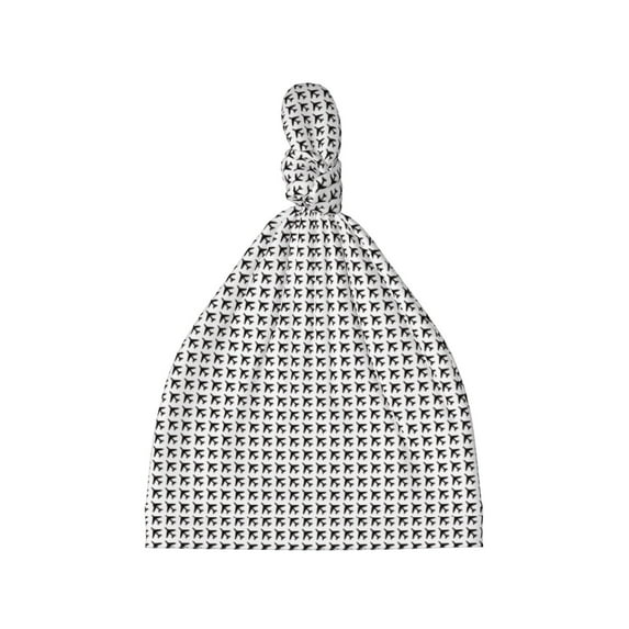 Picia Airplane Printed Preemie Hats for Baby Girls Cotton Premature Knot Hats Newborn Hospital Cap Warm Knot Beanie Nicu for Preemie Girls and Boys