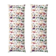 thumbnail image 1 of Picia Alpaca Flower Body Pillow Cover - Super Soft Microfiber 20x54 Body Pillow Case - Envelope Closure, Wrinkle, Stain Resistant Body Pillow Cover,Elegant Bedding, 1 of 8