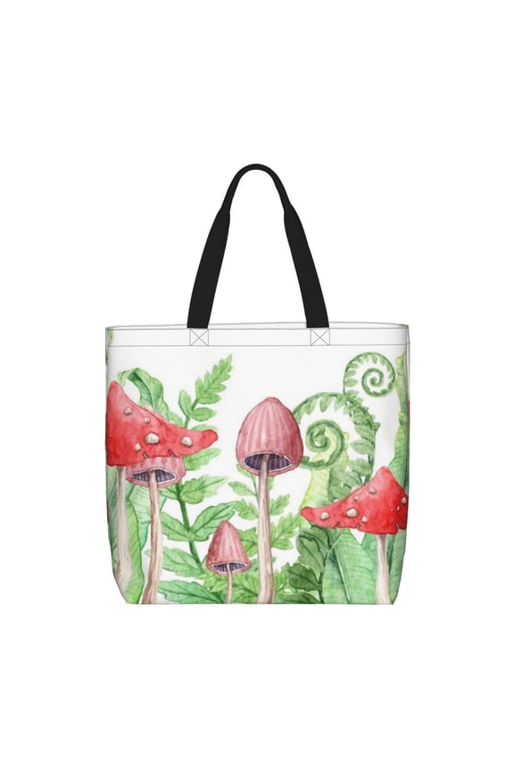 Amanita Fly Agaric for Tote Bag for Women with Zipper, Gym Tote with Compartments, Laptop Work Tote Nurse Dance Yoga Bag for Sport, Travel