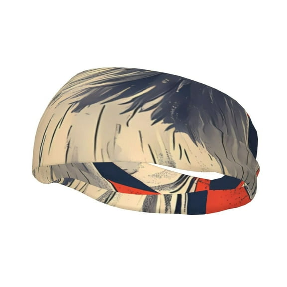 Picia American Bald Eagle A Print Mens Running Headband,Mens Sweatband Sports Headband for Running,Cycling,Basketball,Yoga,Fitness Workout