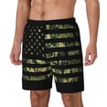 thumbnail image 1 of Picia American Flag Camo pattern Mens Swim Trunks with Compression Liner Stretch Beach Shorts Quick Dry with Zipper Pockets No-Chafing Board Shorts-XX-Large, 1 of 9