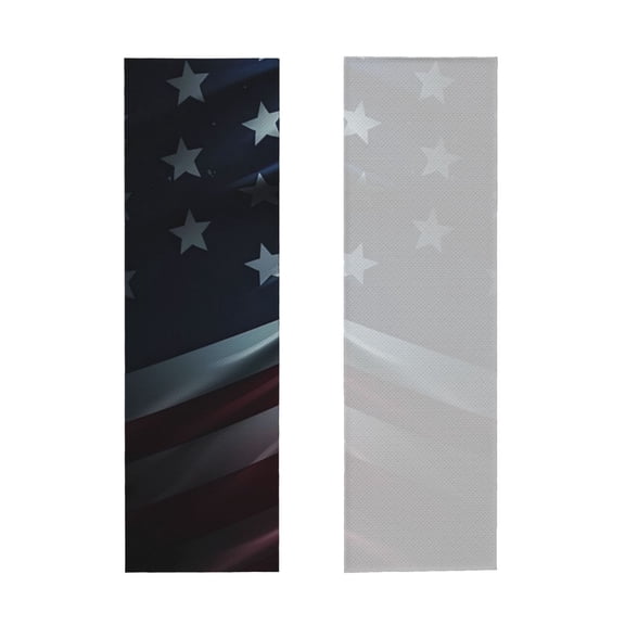 Picia American Flag Waving Print Pattern Cooling Towels (40"x12") Cool Towel, Cold Towel, Microfiber Soft Breathable Chilly Ice Towel
