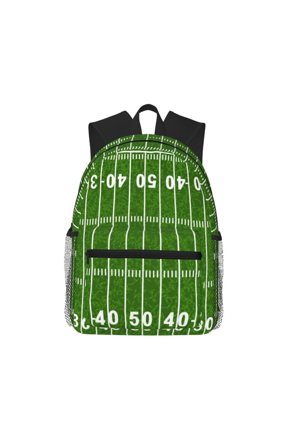 American Football Field2 Large Capacity Backpack Classic Style Backpack Casual Backpack Water-Resistant School Work Travel Outdoor Backpack