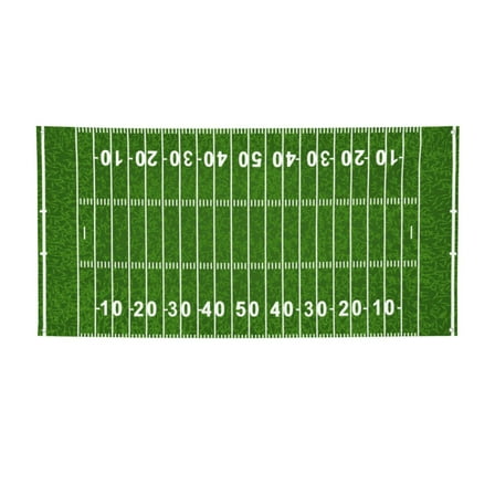 Picia American Football Field2 Pattern Party Banner, Festive Decoration, Holiday Banner, Celebration Decor, Event Banner, Reusable Party Banner-Small