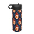 thumbnail image 1 of Picia American Football and Fire Flames Pattern 18oz Sports Insulated Kettle With Straw Insulated Water Bottle For Running Hiking Cycling Climbing Men'S Woman Insulated Water Bottle, 1 of 8
