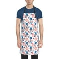 thumbnail image 1 of Picia American Gnomes Waterproof Apron for Unisex Adult - Adjustable Bib Apron with Pockets, Ideal for Cooking, Gardening, Painting, and Household Chores, 1 of 9