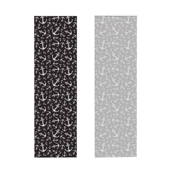Picia Anchors Pattern Cooling Towels (40"x12") Cool Towel, Cold Towel, Microfiber Soft Breathable Chilly Ice Towel