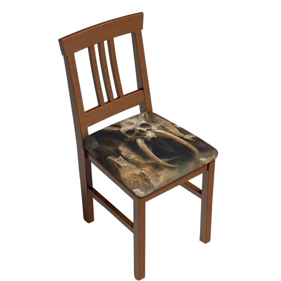 Picia Ancient Skull Cave Landscape Square Couch Cushion Covers,Magic Sofa Covers Washable,Stretch Couch Covers-16.9in