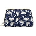 thumbnail image 1 of Picia Angry Shark Print Leather Makeup Bag Make Up Bag Travel Toiletry Bag for Her Girlfriend Teacher Teen Girl Gifts, 1 of 8