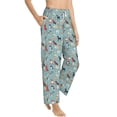 thumbnail image 1 of Picia Animal Dog Womens Soft Woven Cotton Elastic Waistband Sleep Pajama Pant Lounge Sleep Pant With Pockets And Drawstring-Small, 1 of 9