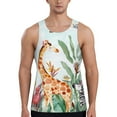 thumbnail image 1 of Picia Animals-1 Printed Men’s Performance Tank, Men's Workout Tank Top Moisture-Wicking Tank Top Muscle tee, Breathable Workout Shirt-X-Large, 1 of 7