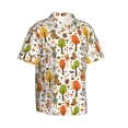 thumbnail image 1 of Picia Animals Forest Gentle Cotton Regular Fit Short Sleeve Casual Hawaiian Shirt for Men-XX-Large, 1 of 9