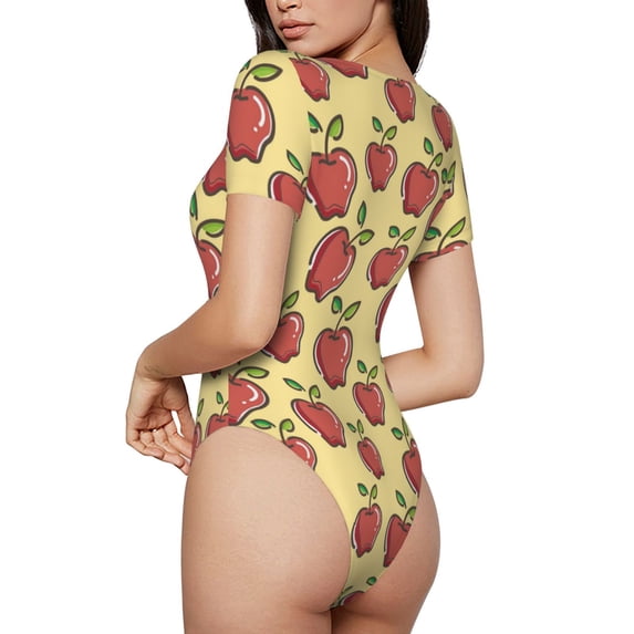 Picia Apple Womens One Piece Swimsuits Modest Tummy Control Bathing Suits Lace Up Slimming Swim Suit-Large