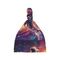 thumbnail image 1 of Picia Astronaut Dolphin Printed Preemie Hats for Baby Girls Cotton Premature Knot Hats Newborn Hospital Cap Warm Knot Beanie Nicu for Preemie Girls and Boys, 1 of 1