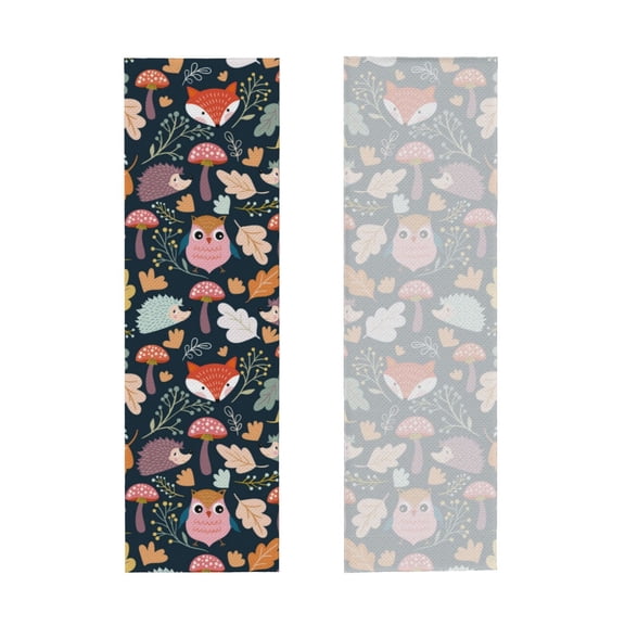 Picia Autumn Forest Pattern Cooling Towels (40"x12") Cool Towel, Cold Towel, Microfiber Soft Breathable Chilly Ice Towel