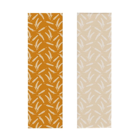 Picia Autumn Orange Wheat Pattern Cooling Towels (40"x12") Cool Towel, Cold Towel, Microfiber Soft Breathable Chilly Ice Towel
