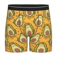 thumbnail image 1 of Picia Avocado Dog Pattern Men's Athletic Long Leg Briefs , Performance Stretch Underwear，Moisture-Wicking, 1 of 7