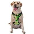 thumbnail image 1 of Picia Avocado Green Striped No-Pull Dog Harness Reflective Front Clip Vest with Handle,Step-in Air Dog Harness,Adjustable 2 Metal Rings 4 Buckles,Easy to Put on & Take Off Medium, 1 of 9