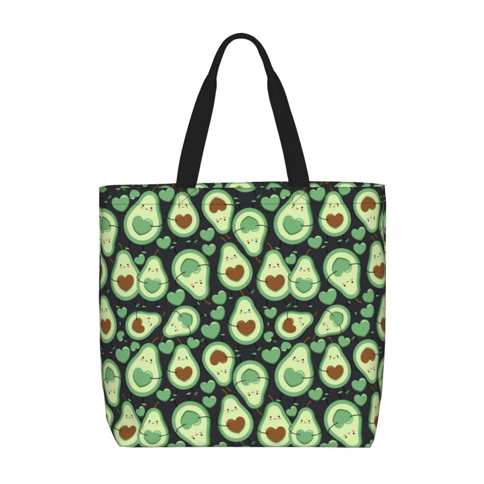 Picia Avocado Heart for Tote Bag for Women with Zipper, Gym Tote with ...