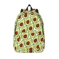 thumbnail image 1 of Picia Avocado Printed Canvas Daypack - Stylish and Durable Vintage Compact Backpack - Class, Work, Travel, or Laptop Bookbag,Organized Compartments-Medium, 1 of 6