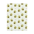 thumbnail image 1 of Picia Avocado of a Hear Pattern Baby Soft Dot Blanket with Silky Satin Backing Baby Gifts for Boys and Girls (30" x 40"), 1 of 9