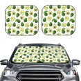 Picia Avocado1 2 Piece Car Windshield Sun Shade Foldable Foldable Sun