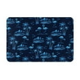 thumbnail image 1 of Picia BLUE Flamingo Birds Pattern Flannel Doormat – 16x24 Inch Non-Slip Indoor Mat, Absorbent & Quick-Dry Rug for Entryway, Bathroom, Kitchen, and Bedroom, Machine Washable, 1 of 7