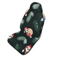 thumbnail image 1 of Picia Baby Sloths Sleeping Print Waterproof Sweating Car Seat Cover for Post Gym Workout, Running, Beach and Hiking, Universal Fit Anti-Slip Bucket Seat Protector, 1 of 5