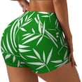 thumbnail image 1 of Picia Bamboo Printed Workout Shorts for Women Seamless Scrunch Butt Lifting High Waisted Yoga Gym Booty Running Moisture-wicking Short Pants-Large, 1 of 9