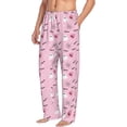 thumbnail image 1 of Picia Bat And Pumpkin Mens Soft Woven Cotton Elastic Waistband Sleep Pajama Pant Lounge Sleep Pant With Pockets And Drawstring-Small, 1 of 9