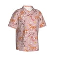 thumbnail image 1 of Picia Beautiful Fox Gentle Cotton Regular Fit Short Sleeve Casual Hawaiian Shirt for Men-3X-Large, 1 of 1