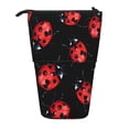thumbnail image 1 of Picia Beautiful Red Ladybug Print Telescopic Pencil Case, Telescopic Pen Holder Telescopic Pencil Pouch Bag Stationery Pencil Case Box Storage Organizer Makeup Bag, 1 of 6
