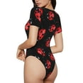 thumbnail image 1 of Picia Beautiful Red Ladybug Womens One Piece Swimsuits Modest Tummy Control Bathing Suits Lace Up Slimming Swim Suit-X-Large, 1 of 9