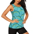 thumbnail image 1 of Picia Beautiful Seashells Pattern Women's Workout Tank Top,Breathable Activewear,Slim Fit Athletic Top,Versatile Workout Moisture-wicking top-XX-Large, 1 of 9
