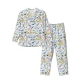 thumbnail image 1 of Picia Beautiful wild flower forest Pattern Men’s Long-Sleeve Sleepwear Set - Soft 2-Piece Loungewear with Pockets, Comfy PJs for Relaxing Nights-XX-Large, 1 of 7