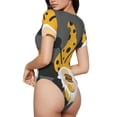 thumbnail image 1 of Picia Bee Gnome With Sunflower Womens One Piece Swimsuits Modest Tummy Control Bathing Suits Lace Up Slimming Swim Suit-Large, 1 of 9