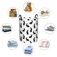 thumbnail image 1 of Picia Black Rabbit Large Laundry Basket, Waterproof, Freestanding Laundry Hamper, Collapsible Tall Clothes Hamper with Extended Handles-Small, 1 of 8