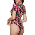 thumbnail image 1 of Picia Blooming Meadow Womens One Piece Swimsuits Modest Tummy Control Bathing Suits Lace Up Slimming Swim Suit-XX-Large, 1 of 9