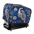 thumbnail image 1 of Picia Blue Heron Floral Garden Print 2 Slice Toaster Cover , Toaster Protector Dustproof Kitchen Appliance Cover, Kitchen Appliance Dustproof Protector, 1 of 7