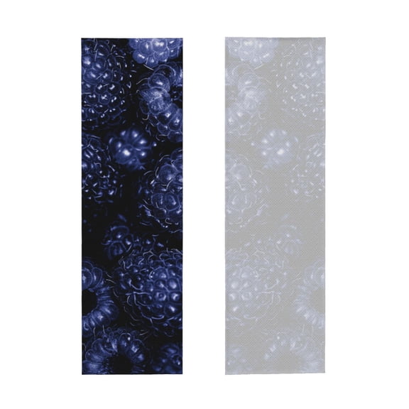 Picia Blue-Purple Raspberries Pattern Cooling Towels (40"x12") Cool Towel, Cold Towel, Microfiber Soft Breathable Chilly Ice Towel