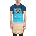 thumbnail image 1 of Picia Boards and Beach Waterproof Apron for Unisex Adult - Adjustable Bib Apron with Pockets, Ideal for Cooking, Gardening, Painting, and Household Chores, 1 of 9