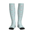 thumbnail image 1 of Picia Boba Milk Tea F Printed Sports Compression Socks - 15-20mmHg Graduated Compression, High-Performance Soft and Breathable Socks for Men and Women, 1 of 5