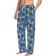 thumbnail image 1 of Picia Bottle And Glass Mens Soft Woven Cotton Elastic Waistband Sleep Pajama Pant Lounge Sleep Pant With Pockets And Drawstring-XX-Large, 1 of 9