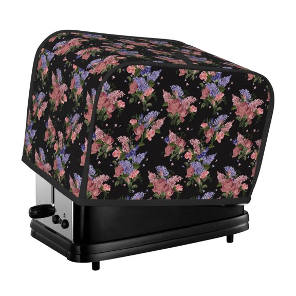 Picia Bouquet Print 2 Slice Toaster Cover , Toaster Protector Dustproof Kitchen Appliance Cover, Kitchen Appliance Dustproof Protector