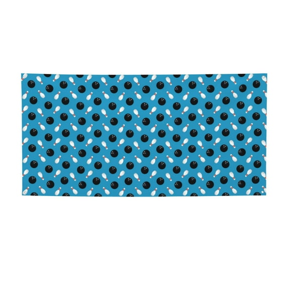 Picia Bowling Balls Pattern Party Banner, Festive Decoration, Holiday Banner, Celebration Decor, Event Banner, Reusable Party Banner-Small
