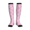 thumbnail image 1 of Picia Breast Cancer Awareness5 Printed Sports Compression Socks - 15-20mmHg Graduated Compression, High-Performance Soft and Breathable Socks for Men and Women, 1 of 5