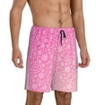 thumbnail image 1 of Picia Breast Cancer Pink Ribbons Awareness Pajama Shorts for Men, Men's Pajama Bottoms, Sleepwear,Short Pajama Pants-4X-Large, 1 of 9